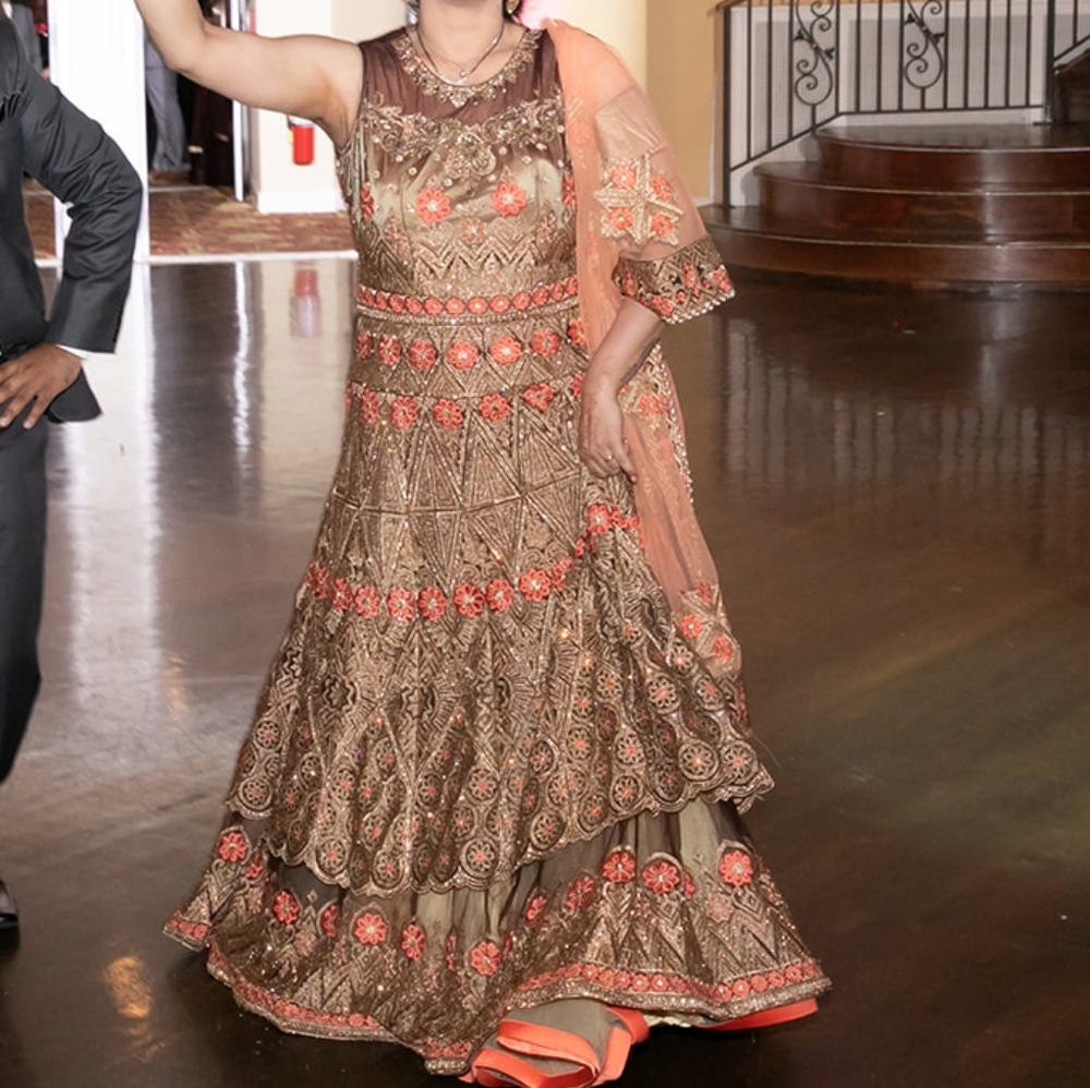 Indian reception gown dress